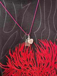 Image 5 of ☆ wannabe necklace ☆ (pink or black chain)