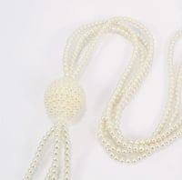Image 2 of Tassel Pearl Necklace 