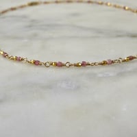 Image 4 of Gold Gemstone Sparkle Chain