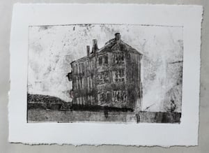 Image of **SALE** Anniesland Tenement Collograph