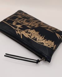 Image 4 of Valerie Black Leather Zip Pouch