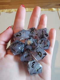 Image 8 of All Lights Turned Off - Noah Kahan inspired dice set 