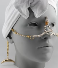 Image 2 of Citrine Lantern Fish Face Jewerly