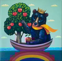 PRINT Lush Boat Over the Rainbow