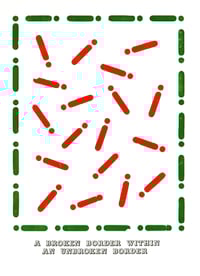 Image 1 of a broken border within an unbroken border 