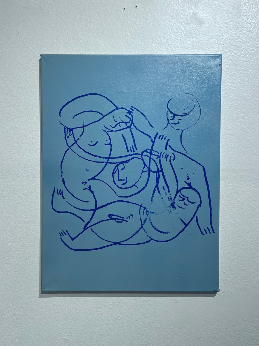 Image of Blue Orgy print 1/1