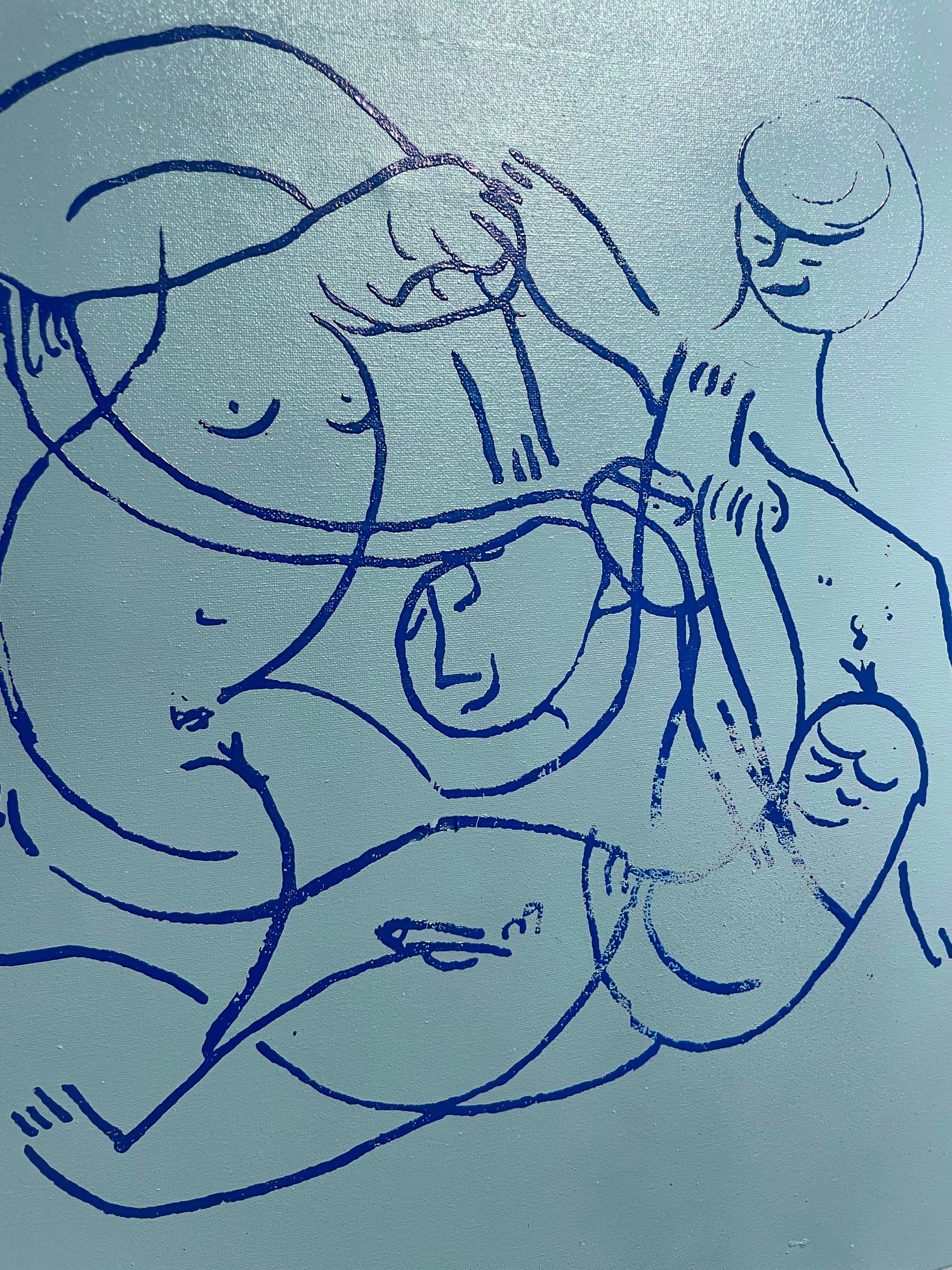 Image of Blue Orgy print 1/1