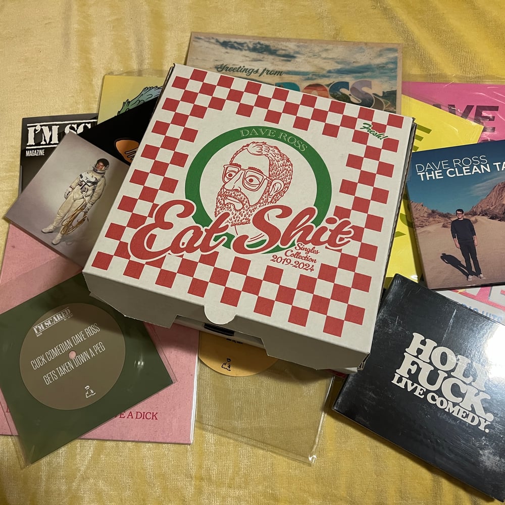 EAT SHIT BOX SET (contains 11 records + 3 CDs + 1 zine!)