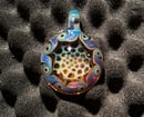 Image 3 of Fumed Honeycomb Pinwheel Pendant