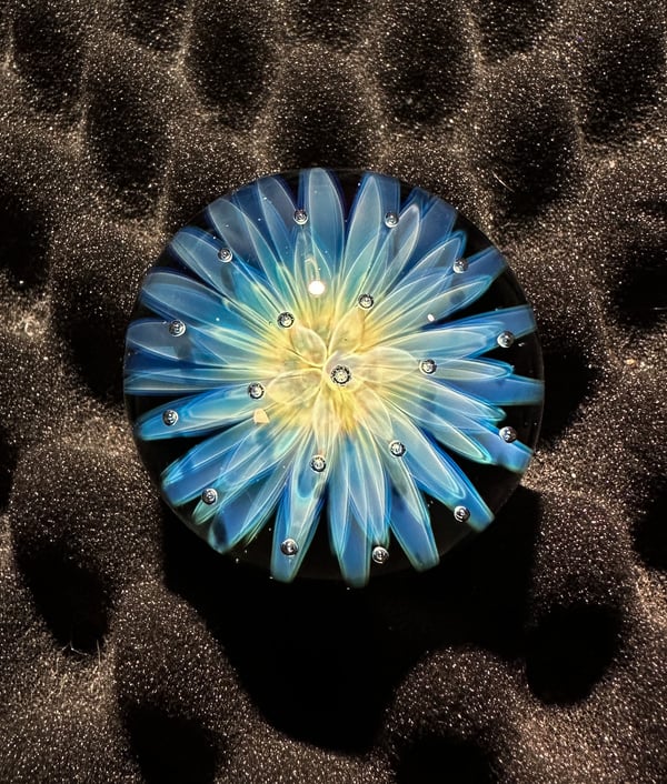 Image of Blue Air Trap Marble 2