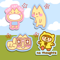 Current Mood Vinyl Stickers