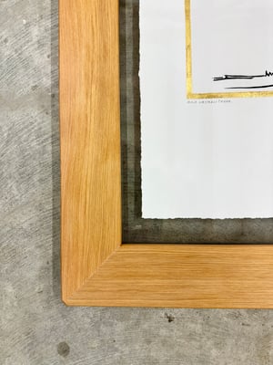 Gold Western Cedar Reforestation Edition Framed in Salvaged Western Cedar 2