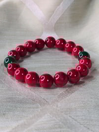 Image 3 of Red Turquoise, Green Aventurine and Rose Gold accents