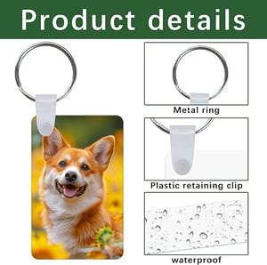 Custom Double sided Photo keychain