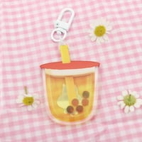 Image 2 of Boba Wolf Chan Shaker Keychain