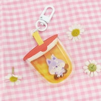 Image 1 of Boba Wolf Chan Shaker Keychain