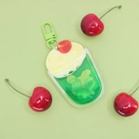 Image 2 of Melon Soda Puppy Shaker Keychain