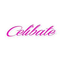 Image 2 of Pink CELIBATE Sticker