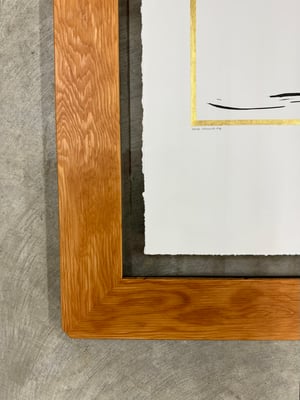 Gold Douglas Fir Reforestation Edition Framed in Salvaged Fir 2