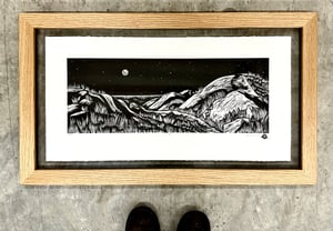 Moonlit Framed in Salvaged Oak