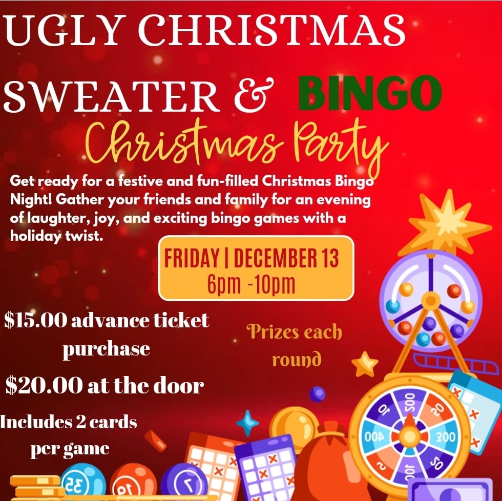 Image of Ugly Christmas Sweater & BINGO Party