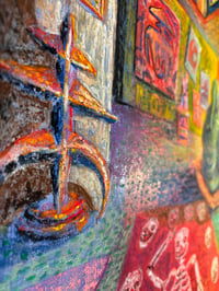 Image 2 of  'In his World, He has a Noreen Seabrook Rug'