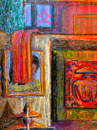 Image 4 of  'In his World, He has a Noreen Seabrook Rug'