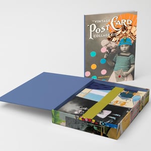 Image of Vintage Postcard Collage Kit