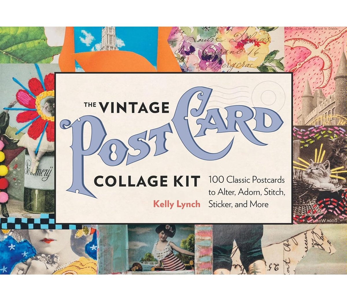 Image of Vintage Postcard Collage Kit