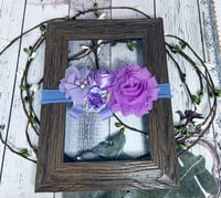 Voilet Flower Crown Nylonband