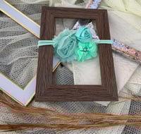 Light Green Flower Crown Nylonband