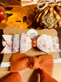 Image 3 of Autumn Orange Bow Nylonband Set