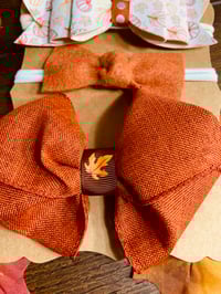 Image 4 of Autumn Orange Bow Nylonband Set