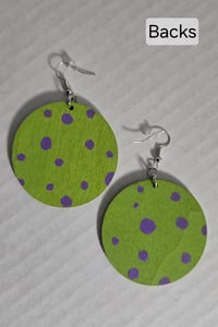 Image 2 of Earrings - Circle V (Kalayah Collection)