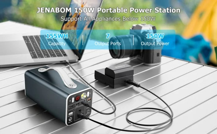 MSL 150Wh Portable Power Station with 42000mAh Battery