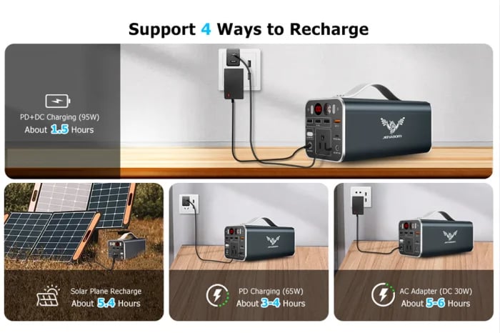 MSL 150Wh Portable Power Station with 42000mAh Battery