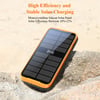MSL 20000mAh Solar Power Bank with USB-C Fast Charging & Flashlight