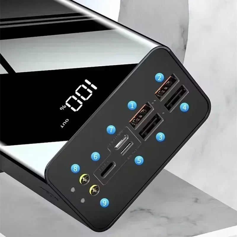 MSL 200000mAh Power Bank with Fast Charging & 4 USB Ports