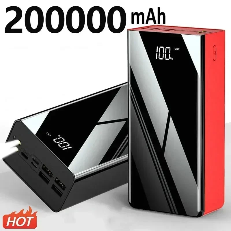 MSL 200000mAh Power Bank with Fast Charging & 4 USB Ports