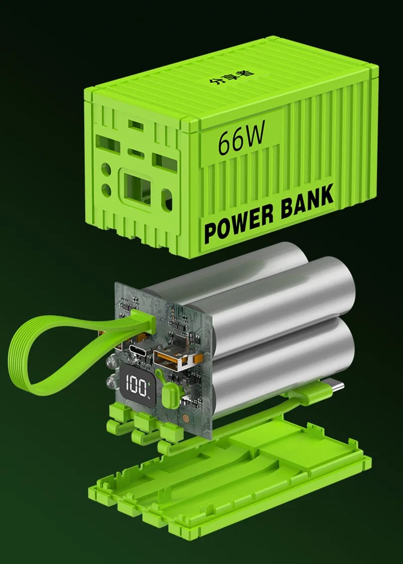 MSL 200000mAh Power Bank with 20W PD Fast Charging