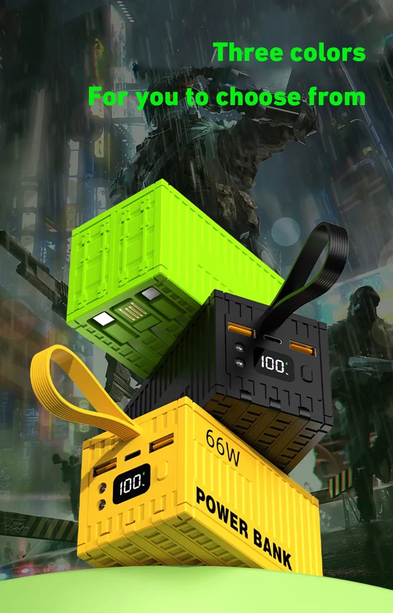 MSL 200000mAh Power Bank with 20W PD Fast Charging