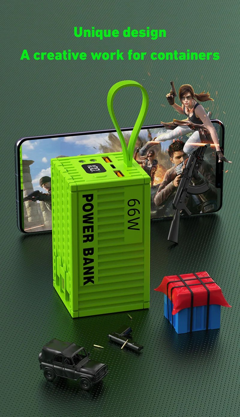 MSL 200000mAh Power Bank with 20W PD Fast Charging