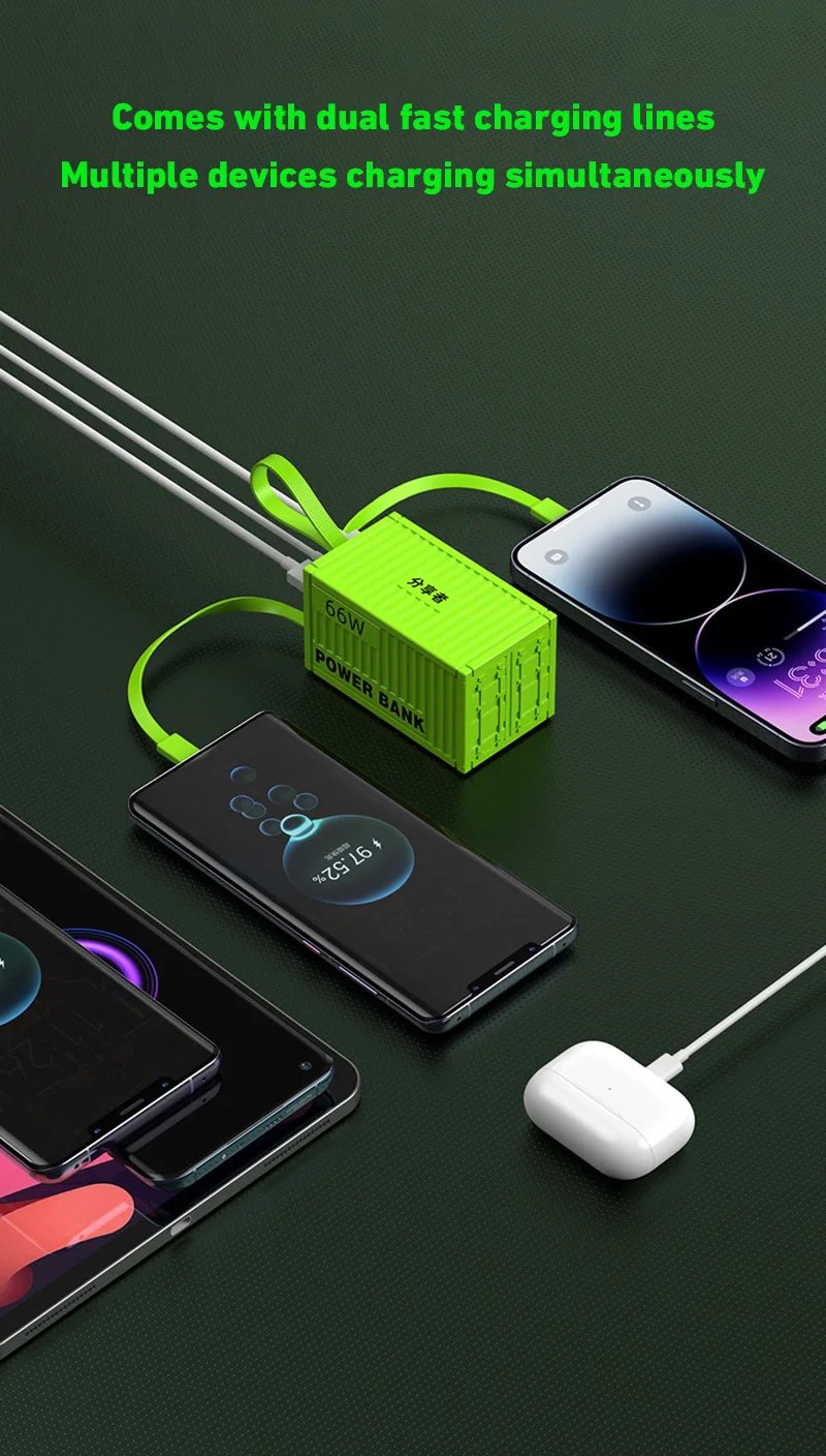 MSL 200000mAh Power Bank with 20W PD Fast Charging