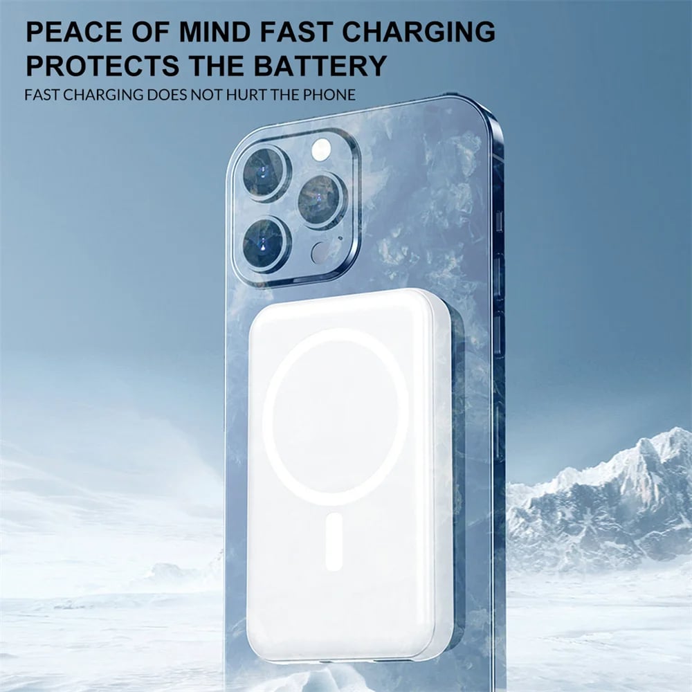 MSL Magnetic Power Bank 10000mAh with Built-in Cable