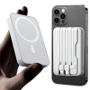 MSL Magnetic Power Bank 10000mAh with Built-in Cable
