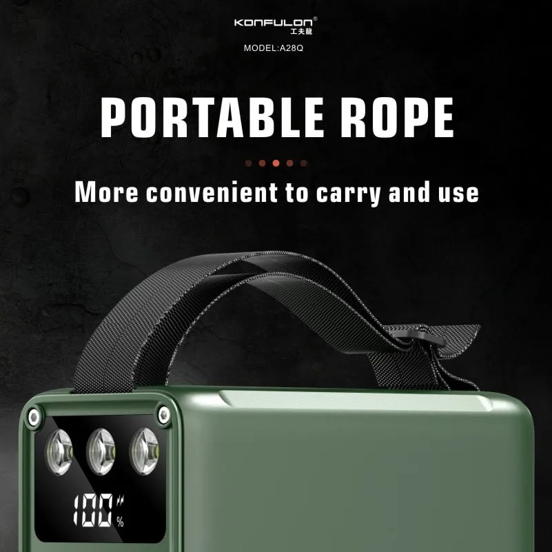 MSL 60000mAh Portable Power Bank with LED Lighting for Outdoor Use