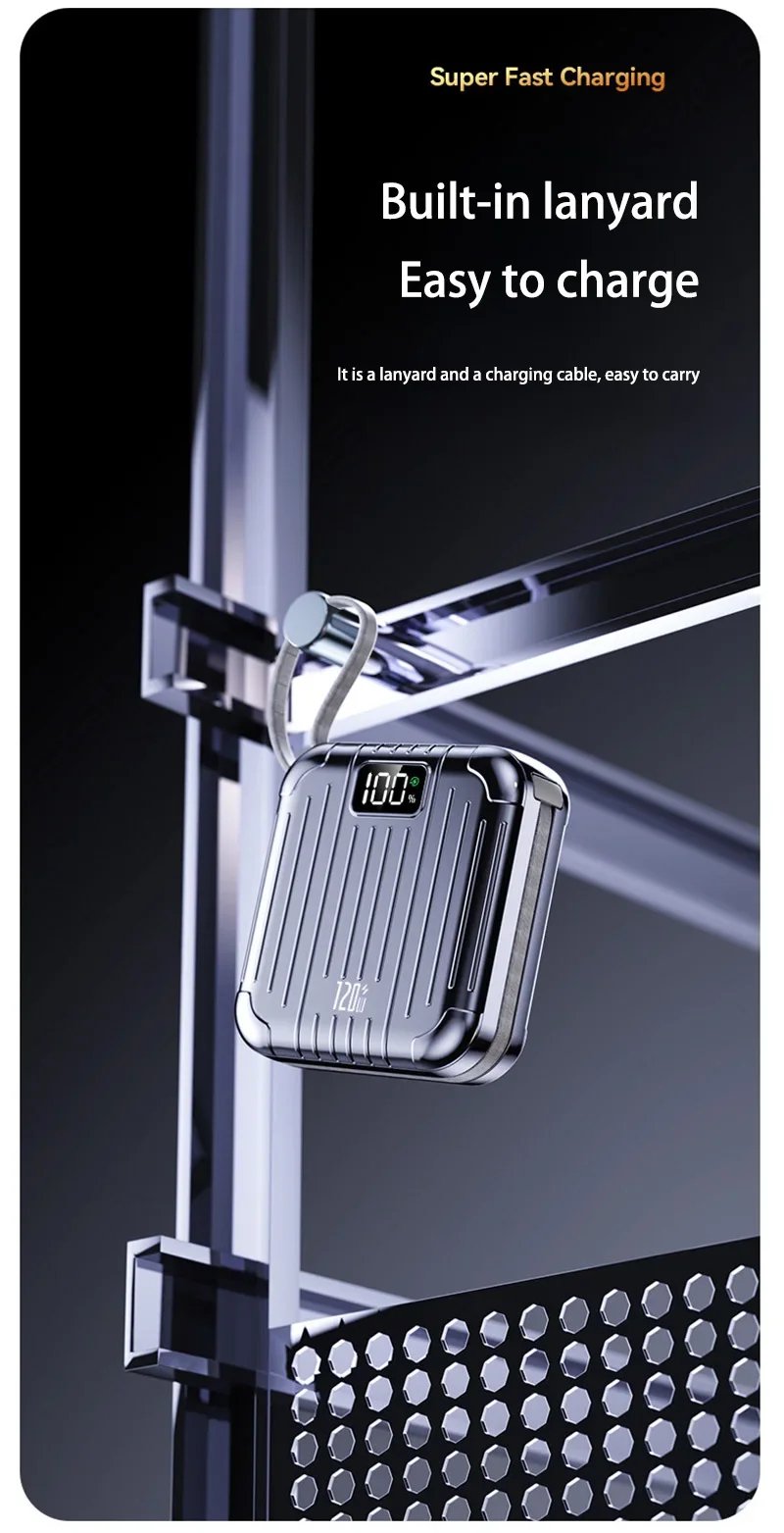 MSL 50000mAh Mini Power Bank with 120W Fast Charging