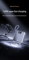 MSL 50000mAh Mini Power Bank with 120W Fast Charging