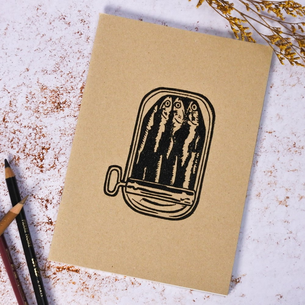 Image of Carnet à Dessin Sardines en Boîte