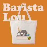 Image 2 of Star Lou, Music Lou & Barista Lou | Tote-Bag